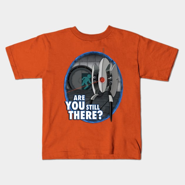 Are YOU Still There? Kids T-Shirt by fotofixer72